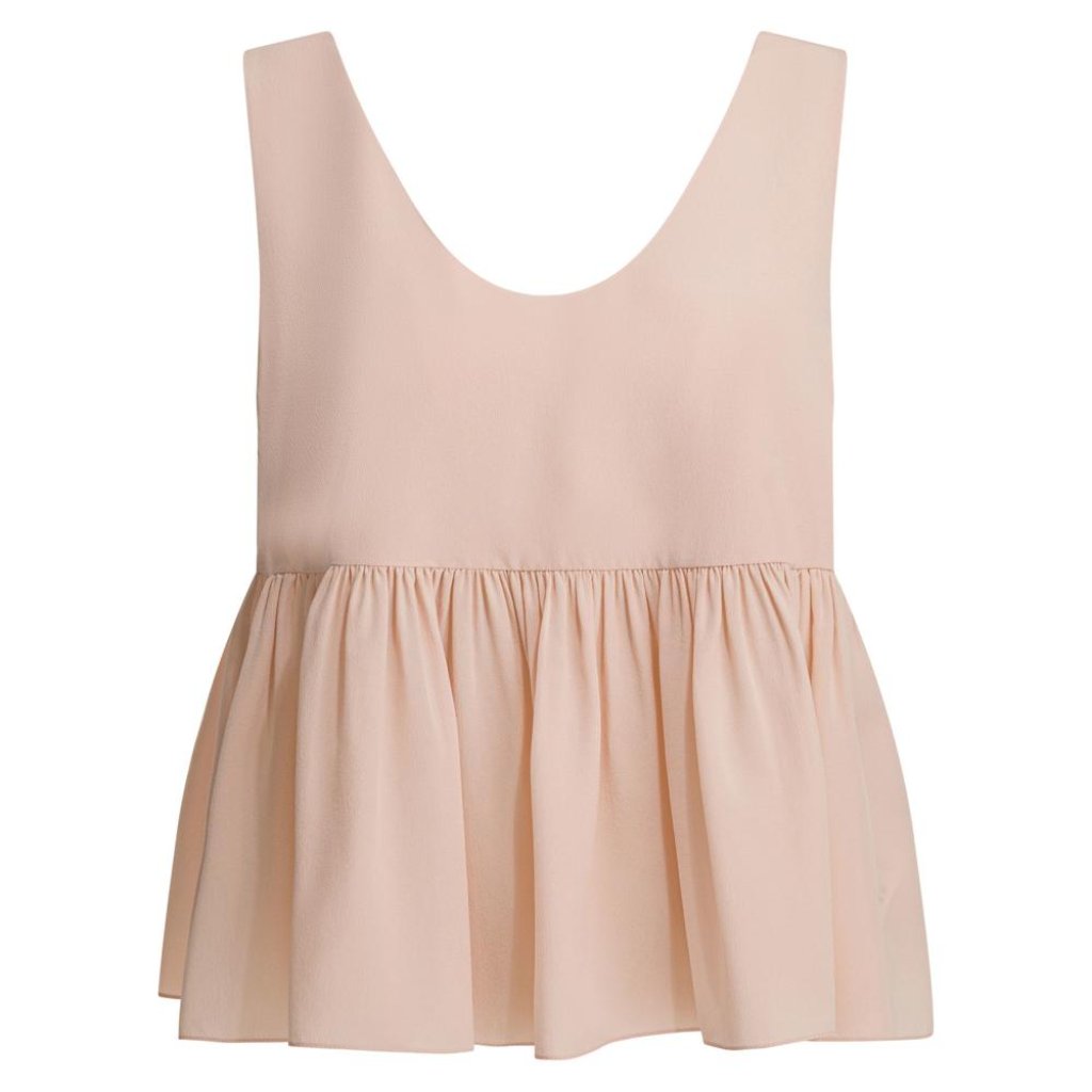 Chlo Silk Crepe De Chine Top Tag Size 38 Women
